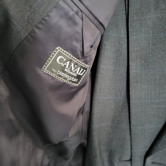 NWT- CANALI Men’s Italian Pure Wool Double Breasted Suit - Classic Fit - Picture 6 of 15